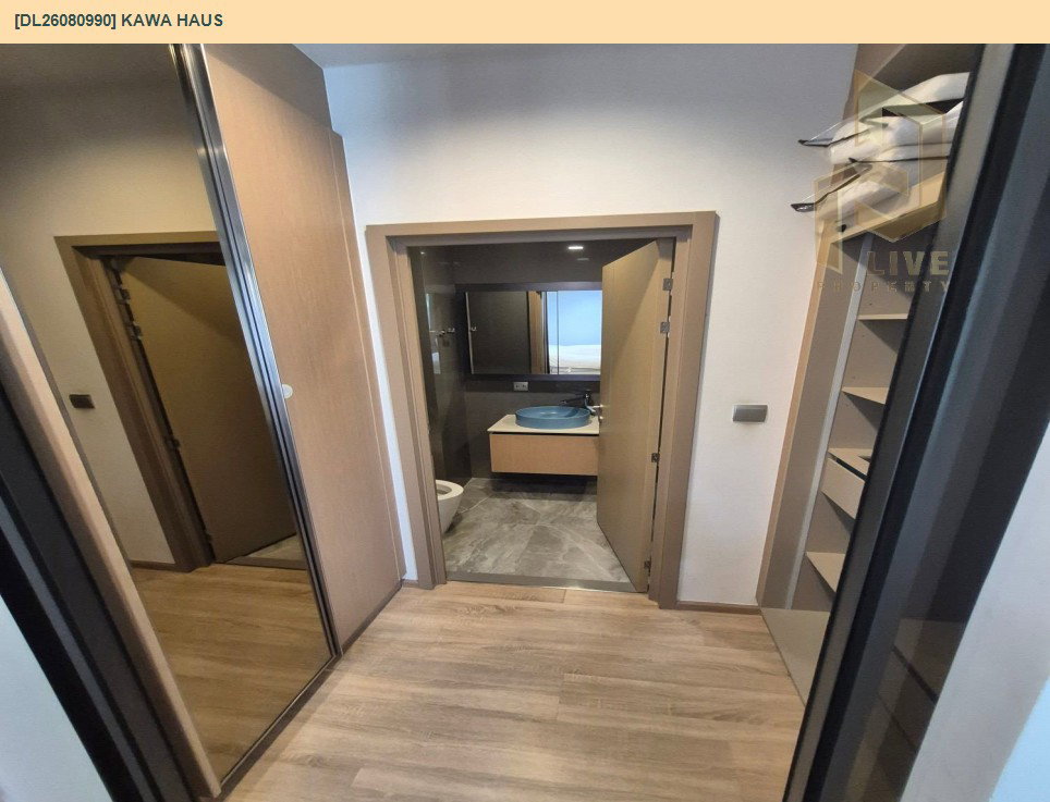 รูป DL26080990 ให้เช่าคอนโด คาวะ เฮาส์ (KAWA HAUS) ใกล้ BTS อ่อนนุช พร้อมเข้าอยู่ โทรด่วน 0653619502 LineID @952jdxxk - รูปที่ 5/7