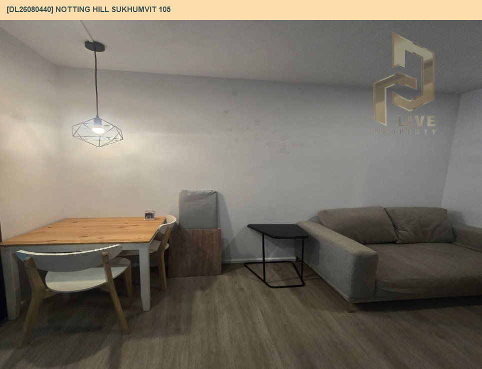 รูป DL26080440 ให้เช่าคอนโด น็อตติ้ง ฮิลล์ สุขุมวิท 105 (Notting Hill Sukhumvit 105) ใกล้ BTS แบริ่ง พร้อมเข้าอยู่ โทรด่วน 0653619502 LineID @952jdxxk - รูปที่ 6/21