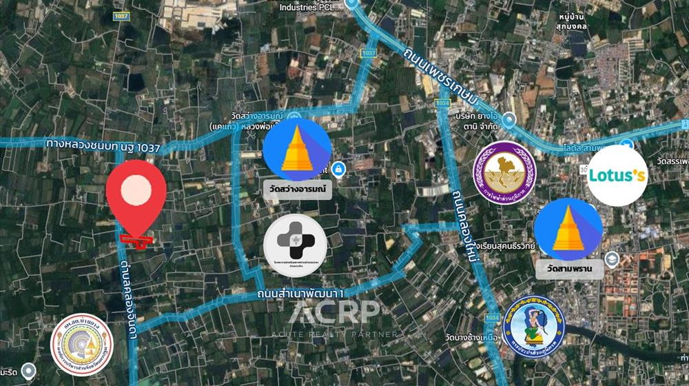รูป ขายที่ดินแปลงใหญ่ ทำเลดี สามพราน ใกล้ถนนเพชรเกษม ขนาด 12 ไร่ (00160522) - รูปที่ 4/4