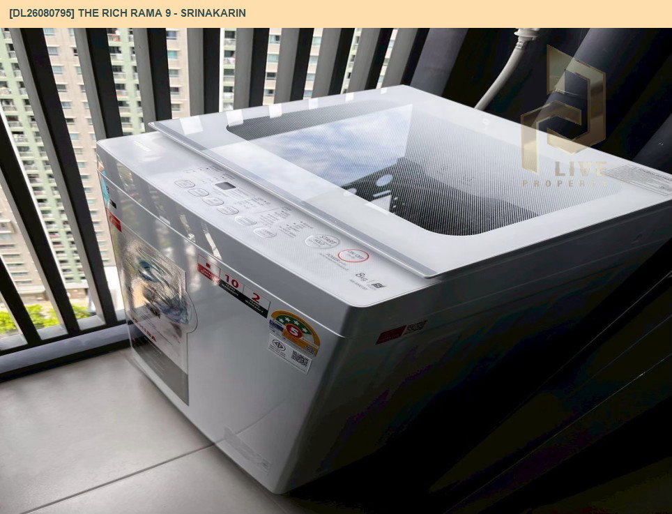 รูป DL26080795 ให้เช่าคอนโด เดอะริช พระราม 9 - ศรีนครินทร์ (The Rich Rama 9 - Srinakarin) ใกล้ AIRPORT RAIL LINK หัวหมาก พร้อมเข้าอยู่ โทรด่วน 0638692663 LineID @952jdxxk - รูปที่ 7/7