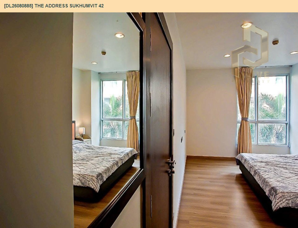 รูป DL26080885 ให้เช่าคอนโด ดิ แอดเดรส สุขุมวิท 42 (The Address Sukhumvit 42) ใกล้ BTS เอกมัย พร้อมเข้าอยู่ โทรด่วน 0653619502 LineID @952jdxxk - รูปที่ 12/12