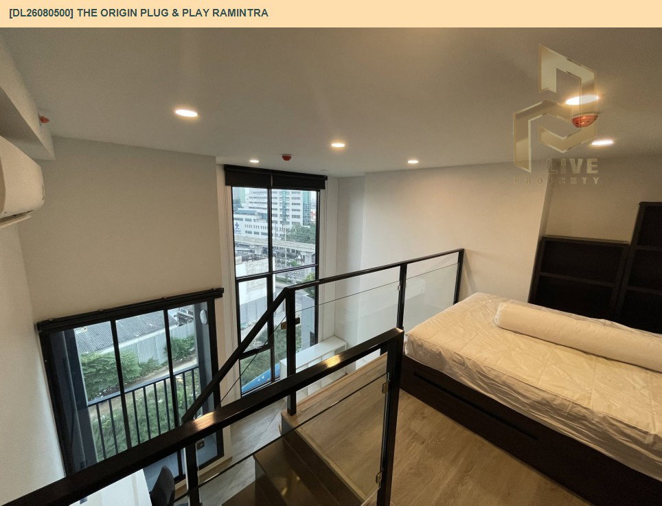 รูป DL26080500 ให้เช่าคอนโด ออริจิ้น ปลั๊ก แอนด์ เพลย์ รามอินทรา (Origin Plug & Play Ramintra) ใกล้ - พร้อมเข้าอยู่ โทรด่วน 0614453194 LineID @952jdxxk - รูปที่ 11/13
