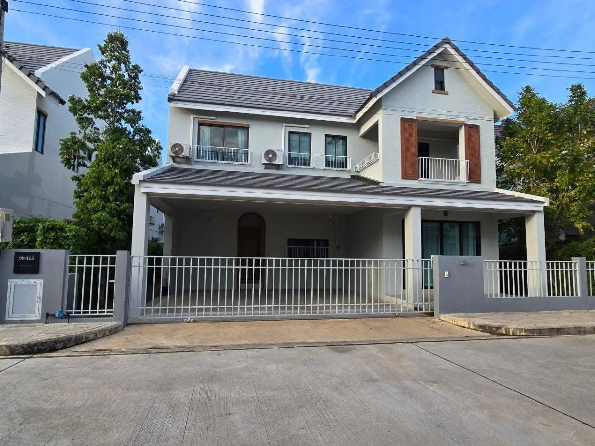 บ้านว่างให้เช่า หมู่บ้านเกรซแลนด์ ตรงข้ามโรงเรียนนานาชาติเกรซ หางดง เชียงใหม่ (R1467) T.0946511456