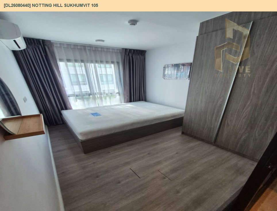 รูป DL26080440 ให้เช่าคอนโด น็อตติ้ง ฮิลล์ สุขุมวิท 105 (Notting Hill Sukhumvit 105) ใกล้ BTS แบริ่ง พร้อมเข้าอยู่ โทรด่วน 0653619502 LineID @952jdxxk - รูปที่ 3/21