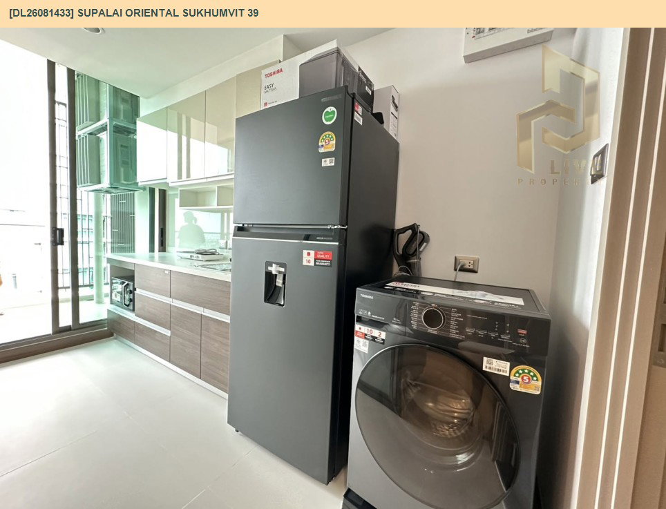รูป DL26081433 ให้เช่าคอนโด ศุภาลัย โอเรียนทัล สุขุมวิท 39 (Supalai Oriental Sukhumvit 39) ใกล้ BTS พร้อมพงษ์ พร้อมเข้าอยู่ โทรด่วน 0638692663 LineID @952jdxxk - รูปที่ 6/16