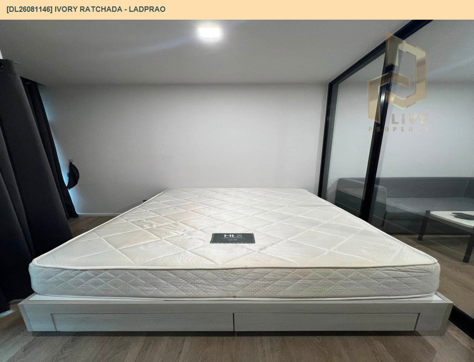 รูป DL26081146 ให้เช่าคอนโด ไอเวอรี่ รัชดา - ลาดพร้าว (IVORY Ratchada - Ladprao) ใกล้ - พร้อมเข้าอยู่ โทรด่วน 0653619502 LineID @952jdxxk - รูปที่ 7/9