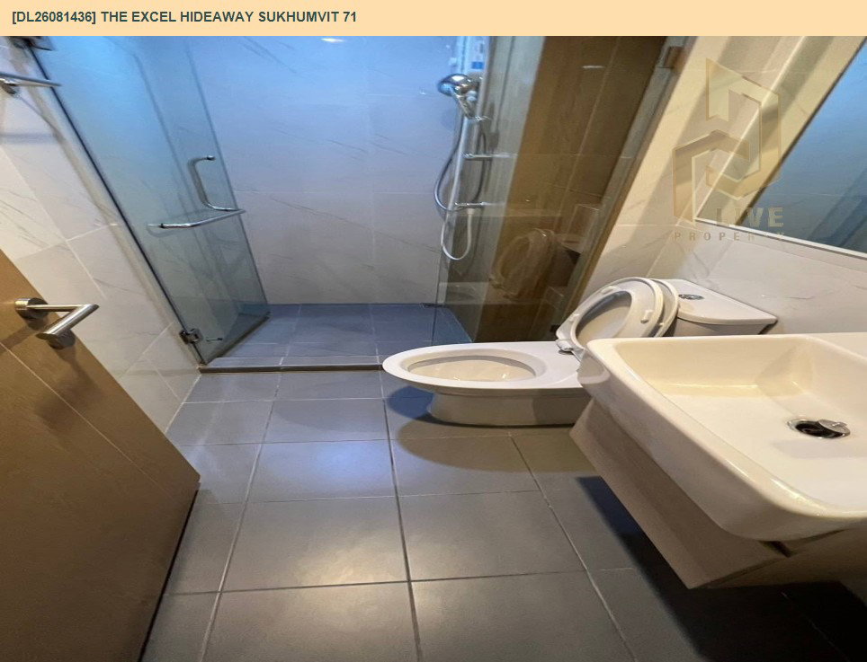 รูป DL26081436 ให้เช่าคอนโด ดิ เอ็กเซล ไฮด์ อะเวย์ สุขุมวิท 71 (The Excel Hideaway Sukhumvit 71) ใกล้ BTS อ่อนนุช พร้อมเข้าอยู่ โทรด่วน 0653619502 LineID @952jdxxk - รูปที่ 5/6