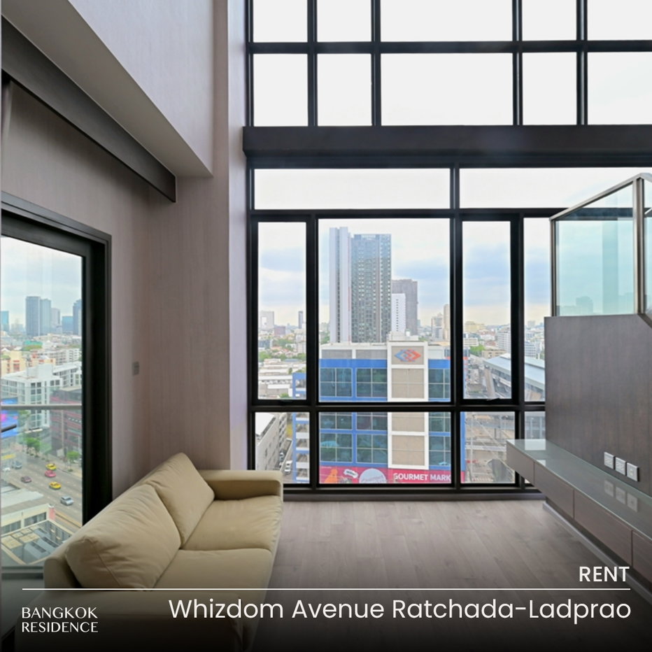 รูป เช่าคอนโด 🚀 Whizdom Avenue Ratchada-Ladprao 2นอน 83.76ตร.ม. 45k ยูนิตสวย ราคาดี 🔥 ใกล้ MRT ลาดพร้าว - รูปที่ 1/10