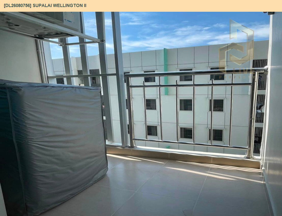 รูป DL26080756 ให้เช่าคอนโด ศุภาลัย เวลลิงตัน 2 (Supalai Wellington II) ใกล้ MRT ศูนย์วัฒนธรรม  พร้อมเข้าอยู่ โทรด่วน 0653619502 LineID @952jdxxk - รูปที่ 8/11