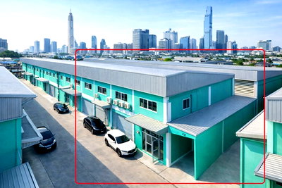 Factory for rent : 			Suksawat 98–102 WatYai Factory and warehouse for rent in a Purple Zone eligible for factory licensing including Ror.Ngor.4. Near BangPlaKot          