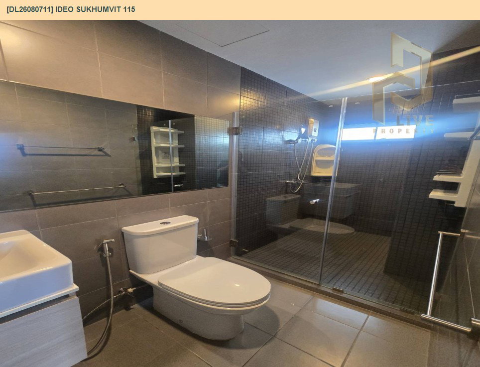 รูป DL26080711 ให้เช่าคอนโด ไอดีโอ สุขุมวิท 115 (IDEO Sukhumvit 115 ) ใกล้ BTS ปู่เจ้า พร้อมเข้าอยู่ โทรด่วน 0638692663 LineID @952jdxxk - รูปที่ 9/11