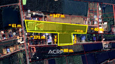 Land for sale : Land for sale in a prime location in Sam Phran near Phetkasem Road 12 Rai (00160522) 