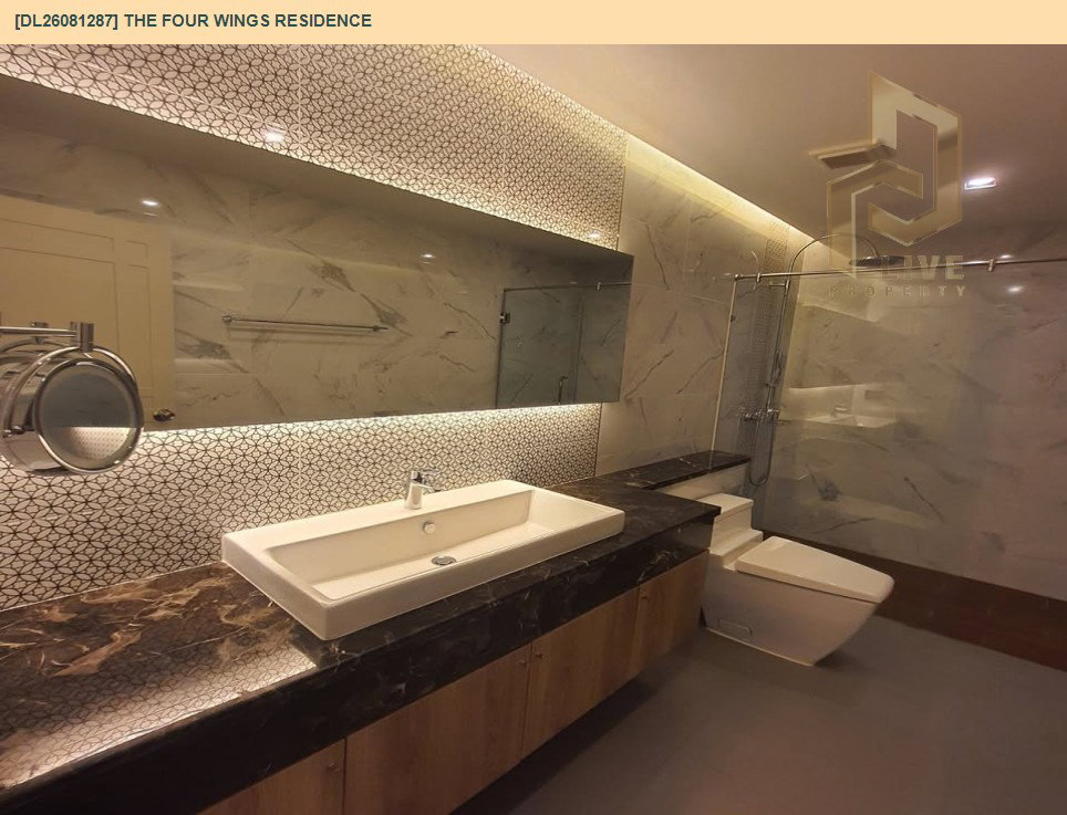 รูป DL26081287 ให้เช่าคอนโด เดอะ โฟร์ วิงส์ เรสสิเด้นส์ (The Four Wings Residence) ใกล้ AIRPORT RAIL LINK บ้านทับช้าง พร้อมเข้าอยู่ โทรด่วน 0653619502 LineID @952jdxxk - รูปที่ 9/16