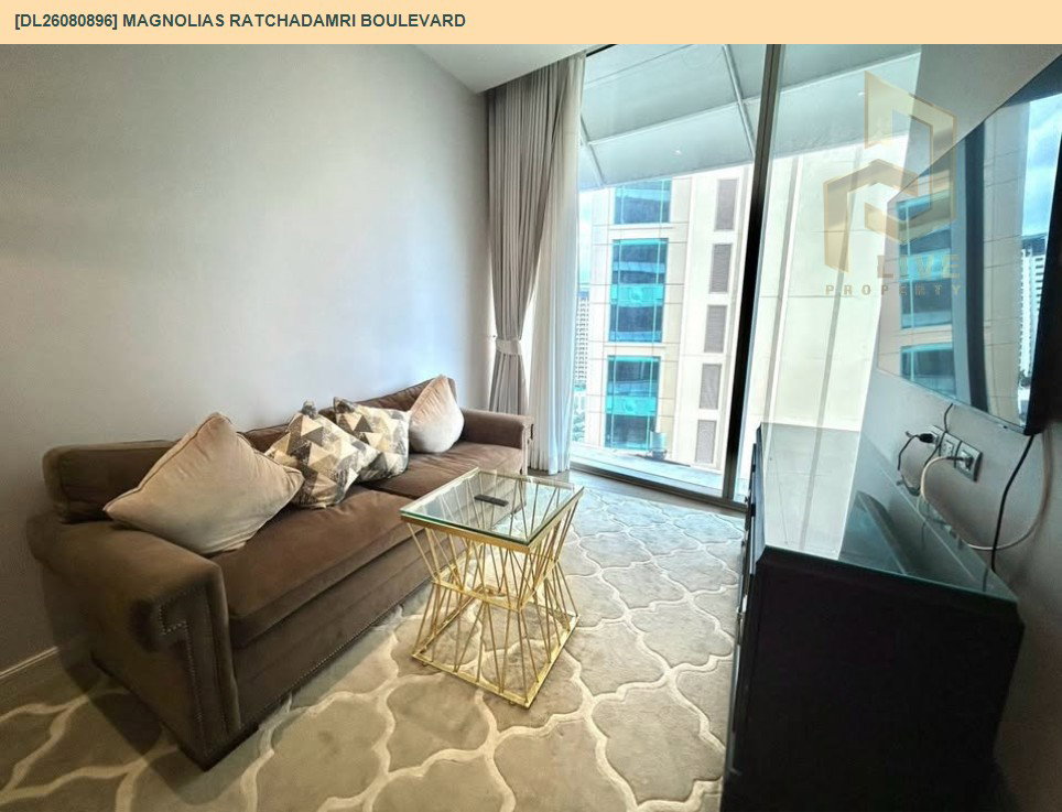 รูป DL26080896 ให้เช่าคอนโด แมกโนเลียส์ ราชดำริ บูเลอวาร์ด (Magnolias Ratchadamri Boulevard) ใกล้ BTS ราชดำริ พร้อมเข้าอยู่ โทรด่วน 0653619502 LineID @952jdxxk - รูปที่ 3/8