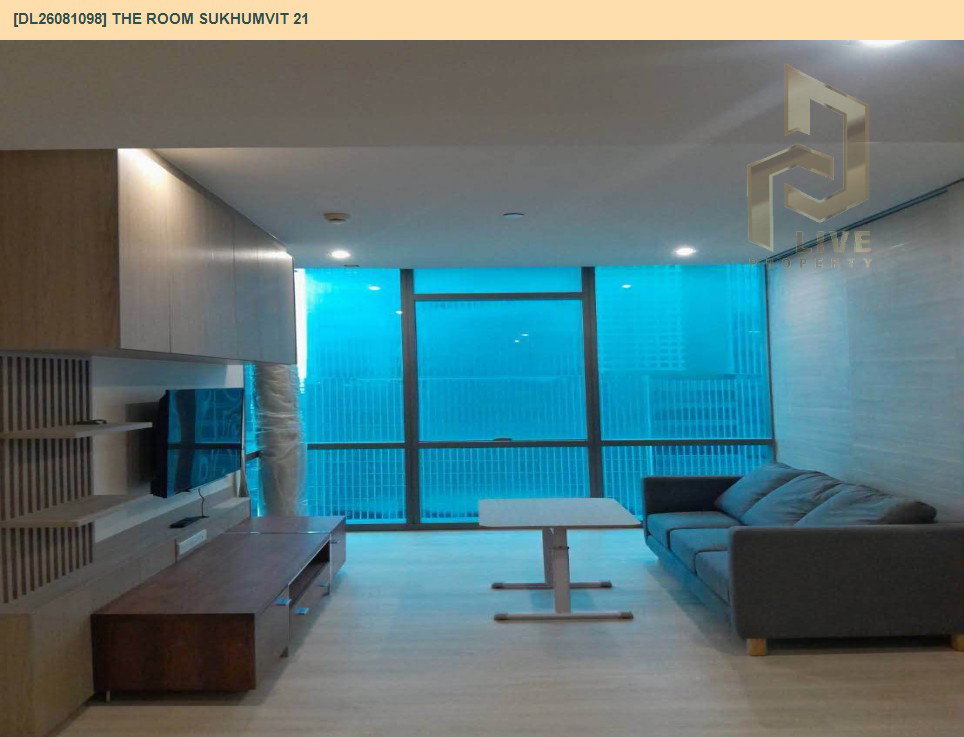 รูป DL26081098 ให้เช่าคอนโด เดอะ รูม สุขุมวิท 21 (The Room Sukhumvit 21) ใกล้ BTS อโศก พร้อมเข้าอยู่ โทรด่วน 0614453194 LineID @952jdxxk - รูปที่ 3/14
