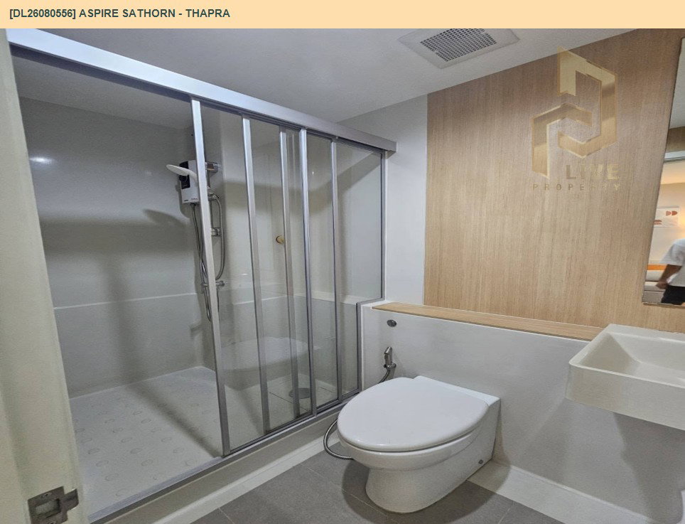 รูป DL26080556 ให้เช่าคอนโด แอสปาย สาทร - ท่าพระ (Aspire Sathorn - Thapra) ใกล้ BTS ตลาดพลู พร้อมเข้าอยู่ โทรด่วน 0653619502 LineID @952jdxxk - รูปที่ 7/7