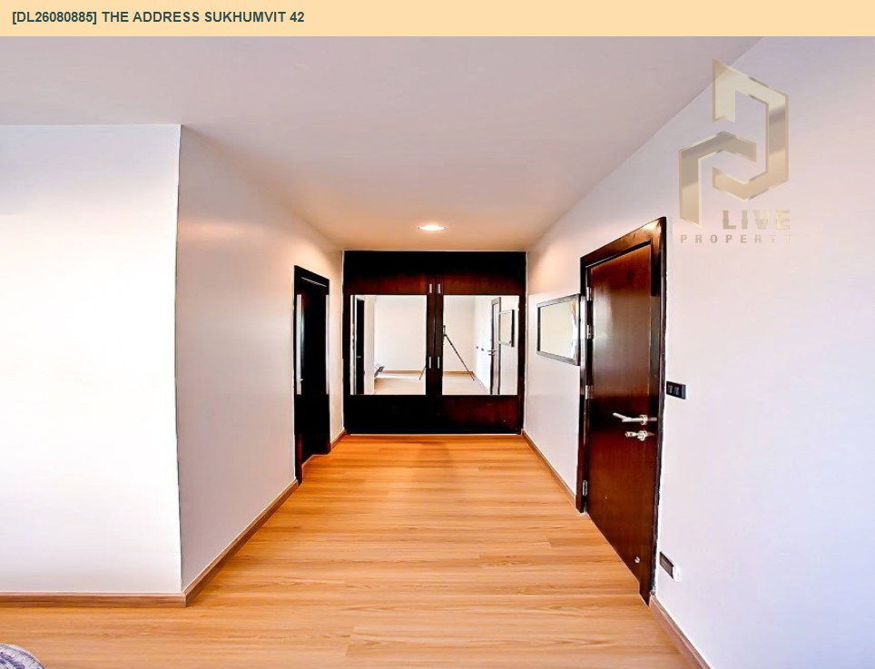 รูป DL26080885 ให้เช่าคอนโด ดิ แอดเดรส สุขุมวิท 42 (The Address Sukhumvit 42) ใกล้ BTS เอกมัย พร้อมเข้าอยู่ โทรด่วน 0653619502 LineID @952jdxxk - รูปที่ 11/12