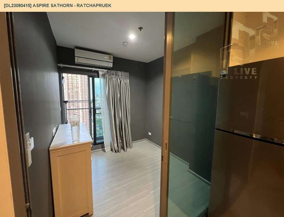 รูป DL23080415 ให้เช่าคอนโด แอสปาย สาทร - ราชพฤกษ์ (Aspire Sathorn - Ratchapruek) ใกล้ BTS บางหว้า พร้อมเข้าอยู่ โทรด่วน 0653619502 LineID @952jdxxk - รูปที่ 15/16