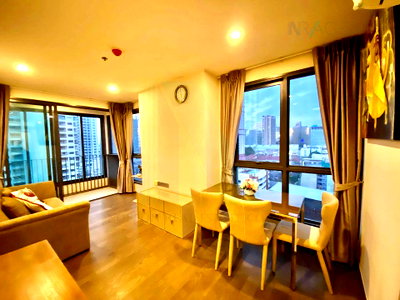 Condos for rent : For Rent Condo IDEO Q SIAM - RATCHATHEWI Building 1, Floor 12,2 bed room, Room size 53.00 sqm