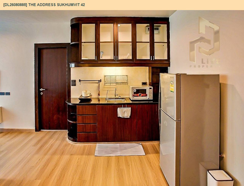 รูป DL26080885 ให้เช่าคอนโด ดิ แอดเดรส สุขุมวิท 42 (The Address Sukhumvit 42) ใกล้ BTS เอกมัย พร้อมเข้าอยู่ โทรด่วน 0653619502 LineID @952jdxxk - รูปที่ 5/12