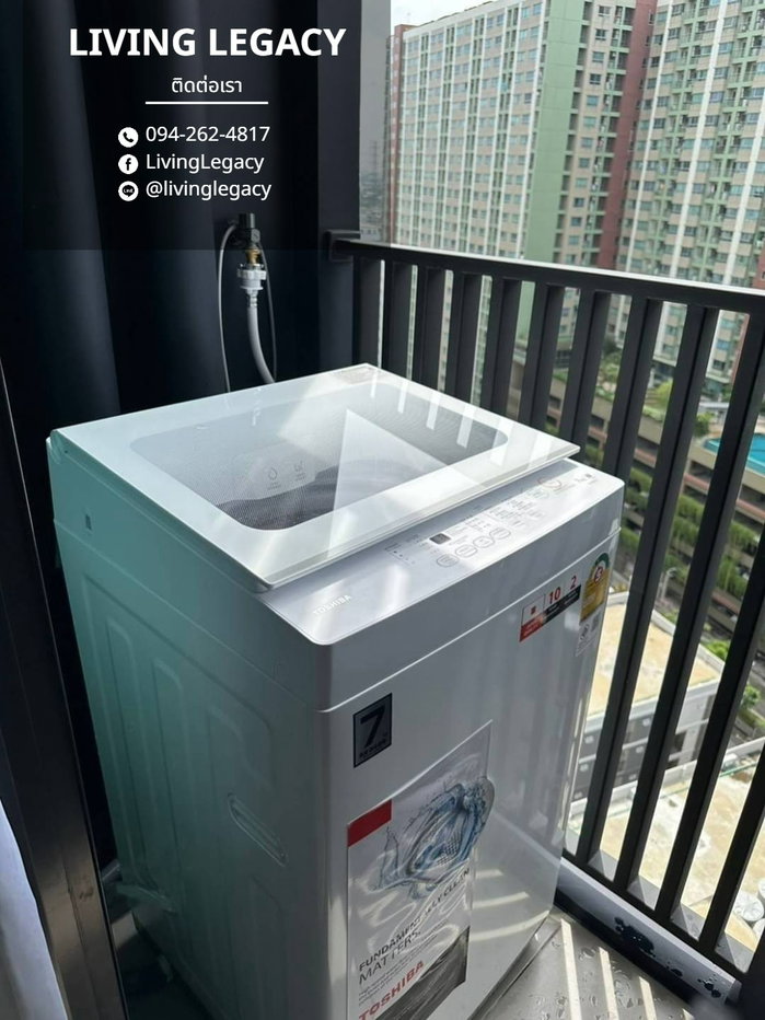 รูป SRWYNU เช่าด่วน คอนโด The Rich Rama 9 - Srinakarin ชั้น 15 | 26 ตร.ม. | 16,000 บาท/เดือน | LINE: @livinglegacy - รูปที่ 9/10