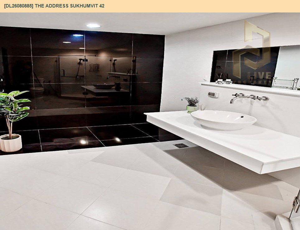 รูป DL26080885 ให้เช่าคอนโด ดิ แอดเดรส สุขุมวิท 42 (The Address Sukhumvit 42) ใกล้ BTS เอกมัย พร้อมเข้าอยู่ โทรด่วน 0653619502 LineID @952jdxxk - รูปที่ 9/12