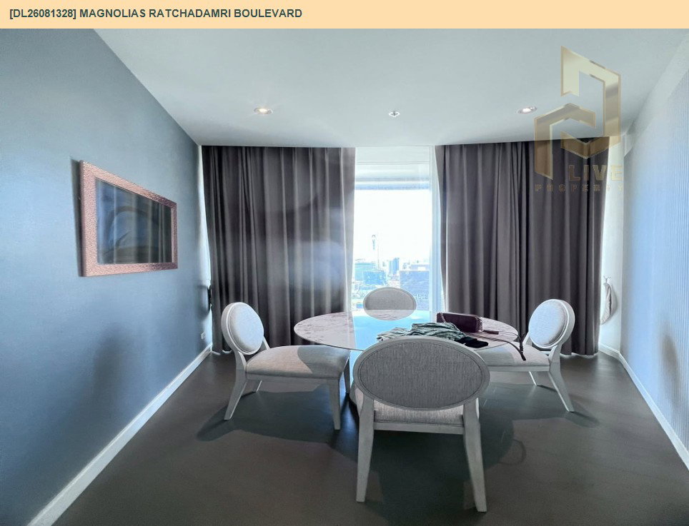 รูป DL26081328 ให้เช่าคอนโด แมกโนเลียส์ ราชดำริ บูเลอวาร์ด (Magnolias Ratchadamri Boulevard) ใกล้ BTS ราชดำริ พร้อมเข้าอยู่ โทรด่วน 0614453194 LineID @952jdxxk - รูปที่ 11/12