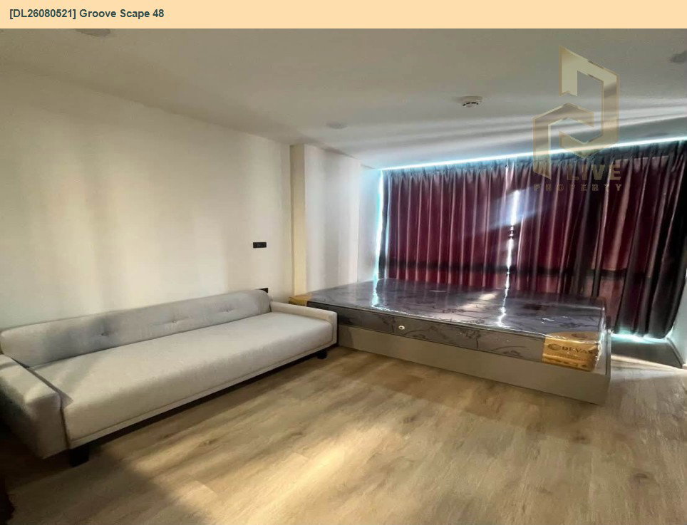 รูป DL26080521 ให้เช่าคอนโด กรู๊ฟ สเคป 48 (Groove Scape 48) ใกล้ MRT สุทธิสาร พร้อมเข้าอยู่ โทรด่วน 0653619502 LineID @952jdxxk - รูปที่ 4/14