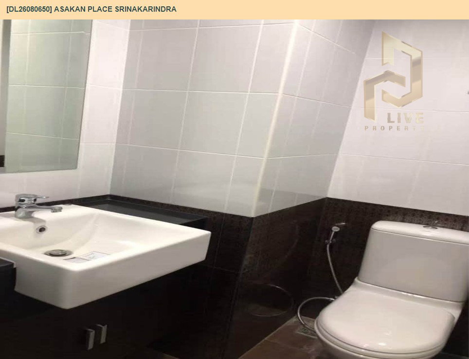 รูป DL26080650 ขายคอนโด อัสสกาญจน์ เพลส ศรีนครินทร์ (Asakan Place Srinakarindra) ใกล้ AIRPORT RAIL LINK หัวหมาก พร้อมเข้าอยู่ โทรด่วน 0638692663 LineID @952jdxxk - รูปที่ 9/10
