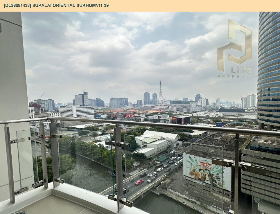 รูป DL26081433 ให้เช่าคอนโด ศุภาลัย โอเรียนทัล สุขุมวิท 39 (Supalai Oriental Sukhumvit 39) ใกล้ BTS พร้อมพงษ์ พร้อมเข้าอยู่ โทรด่วน 0638692663 LineID @952jdxxk - รูปที่ 15/16