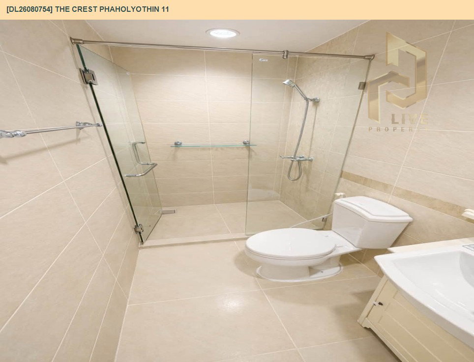 รูป DL26080754 ให้เช่าคอนโด เดอะ เครสท์ พหลโยธิน 11 (The Crest Phaholyothin 11) ใกล้ BTS อารีย์ พร้อมเข้าอยู่ โทรด่วน 0653619502 LineID @952jdxxk - รูปที่ 11/12