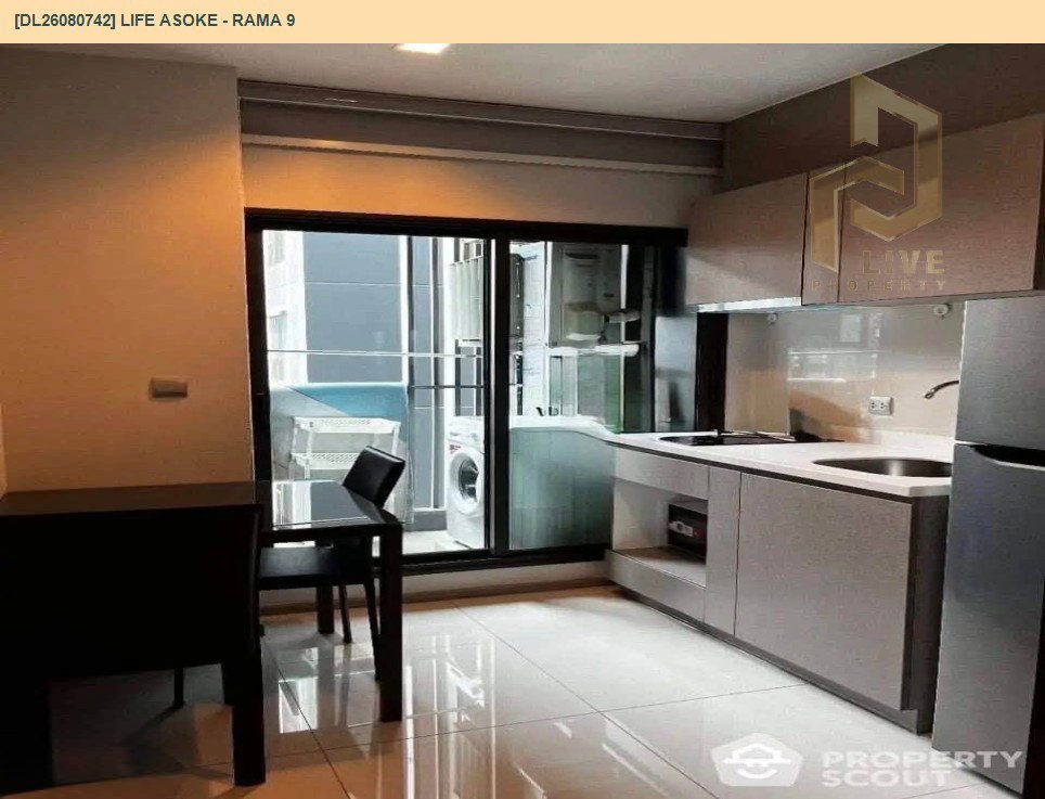 รูป DL26080742 ให้เช่าคอนโด ไลฟ์ อโศก - พระราม 9 (Life Asoke - Rama 9) ใกล้ MRT พระราม 9 พร้อมเข้าอยู่ โทรด่วน 0614453194 LineID @952jdxxk - รูปที่ 5/5