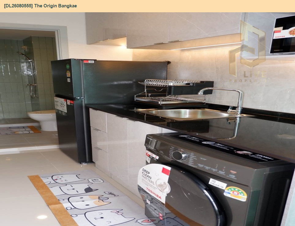 รูป DL26080555 ให้เช่าคอนโด ดิ ออริจิ้น บางแค (The Origin Bangkae) ใกล้ MRT บางแค พร้อมเข้าอยู่ โทรด่วน 0653619502 LineID @952jdxxk - รูปที่ 10/13