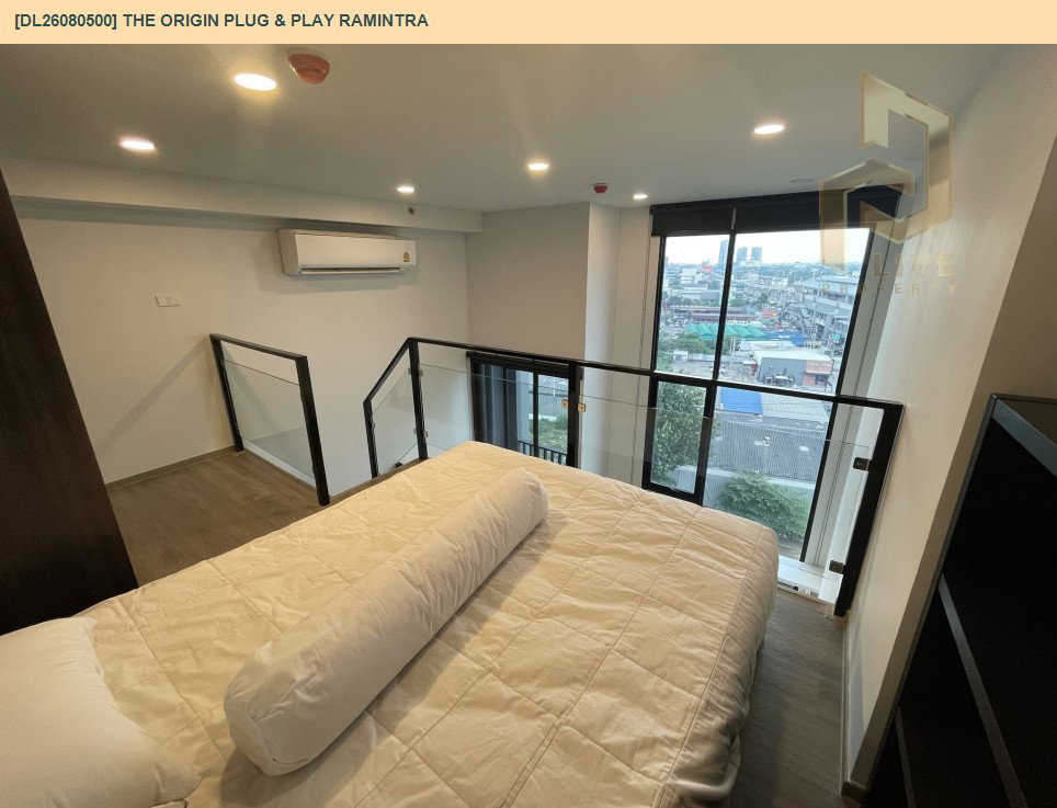 รูป DL26080500 ให้เช่าคอนโด ออริจิ้น ปลั๊ก แอนด์ เพลย์ รามอินทรา (Origin Plug & Play Ramintra) ใกล้ - พร้อมเข้าอยู่ โทรด่วน 0614453194 LineID @952jdxxk - รูปที่ 12/13