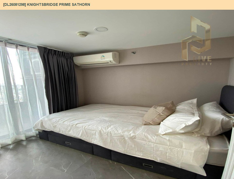 รูป DL26081298 ให้เช่าคอนโด ไนท์บริดจ์ ไพร์ม สาทร (Knightsbridge Prime Sathorn) ใกล้ BTS ช่องนนทรี พร้อมเข้าอยู่ โทรด่วน 0653619502 LineID @952jdxxk - รูปที่ 8/11