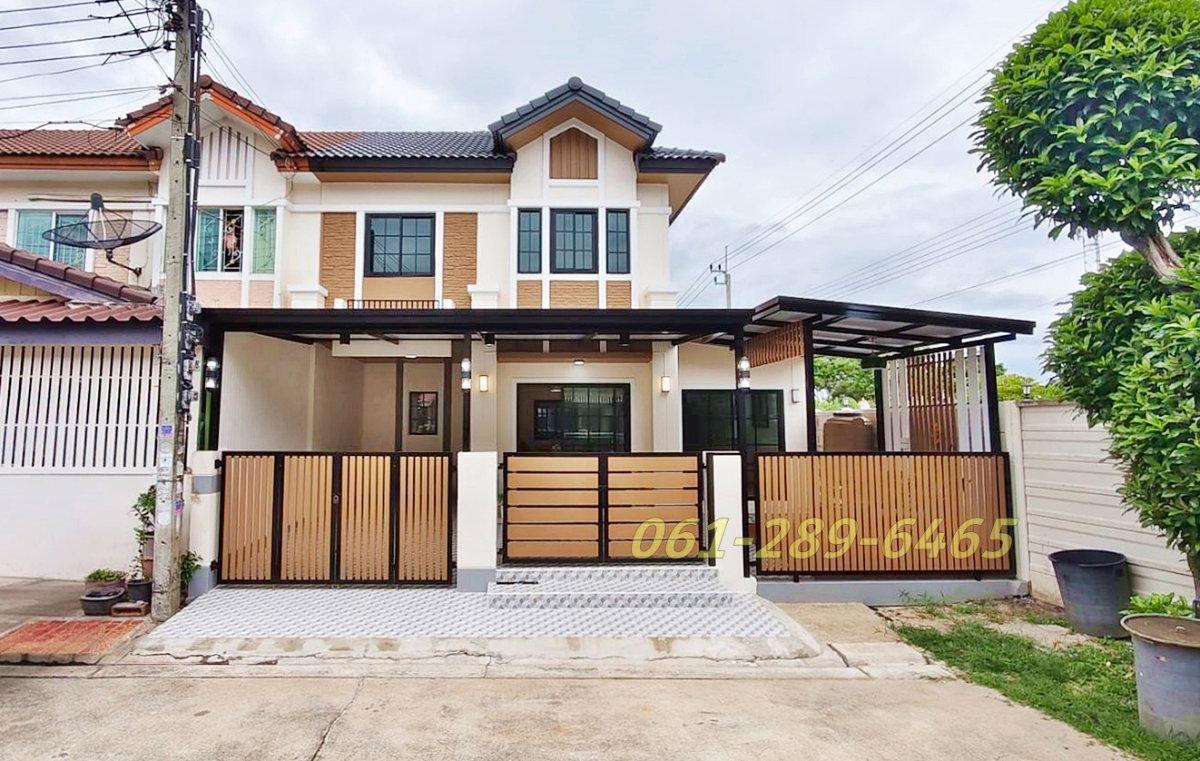 AAA.  บ้านหลังริม 4 ห้องนอน #หมู่บ้าน พฤกษา วิลล์ 33  ปิ่นเกล้า วงแหวน  พระราม 5   ใกล้โลตัส พลัสมอลล์ บางใหญ่ 