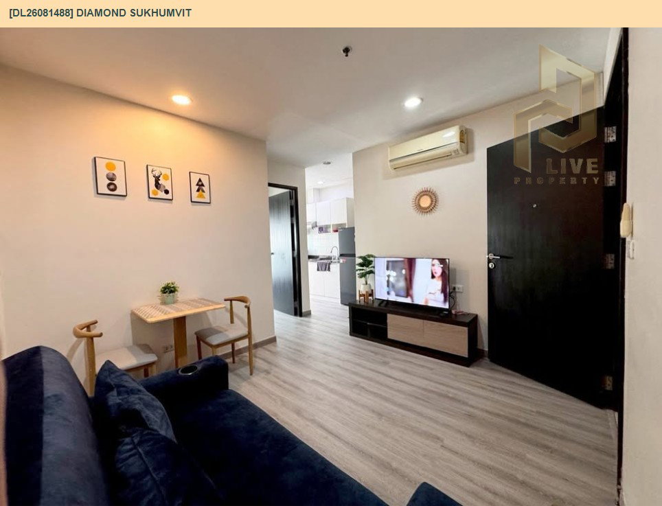 รูป DL26081488 ให้เช่าคอนโด ไดมอนด์ สุขุมวิท (Diamond Sukhumvit) ใกล้ BTS อ่อนนุช พร้อมเข้าอยู่ โทรด่วน 0614453194 LineID @952jdxxk - รูปที่ 8/9