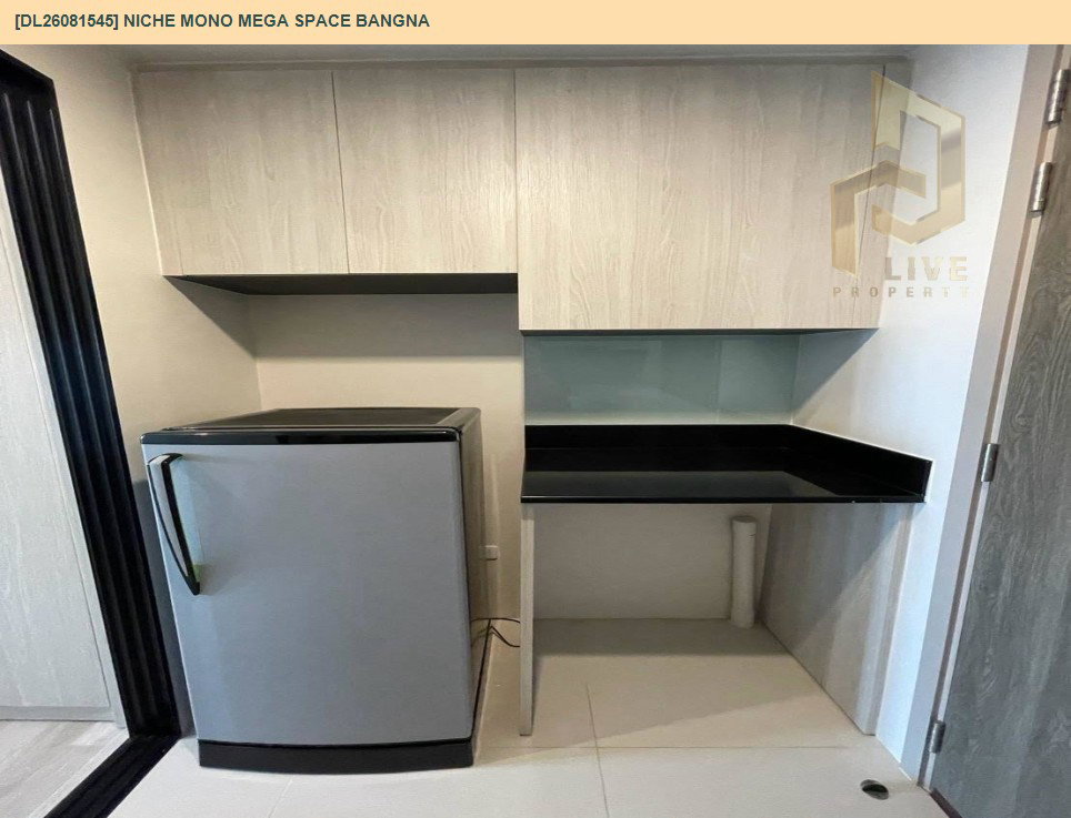 รูป DL26081545 ให้เช่าคอนโด นิช โมโน เมกะ สเปซ บางนา (Niche MONO Mega Space Bangna) ใกล้ - พร้อมเข้าอยู่ โทรด่วน 0638692663 LineID @952jdxxk - รูปที่ 14/15
