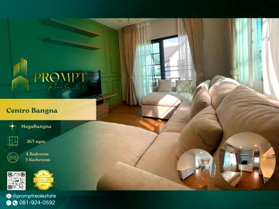 Houses for rent Bang Plee Samut Prakarn : CD03909 - Centro Bangna :  MegaBangna