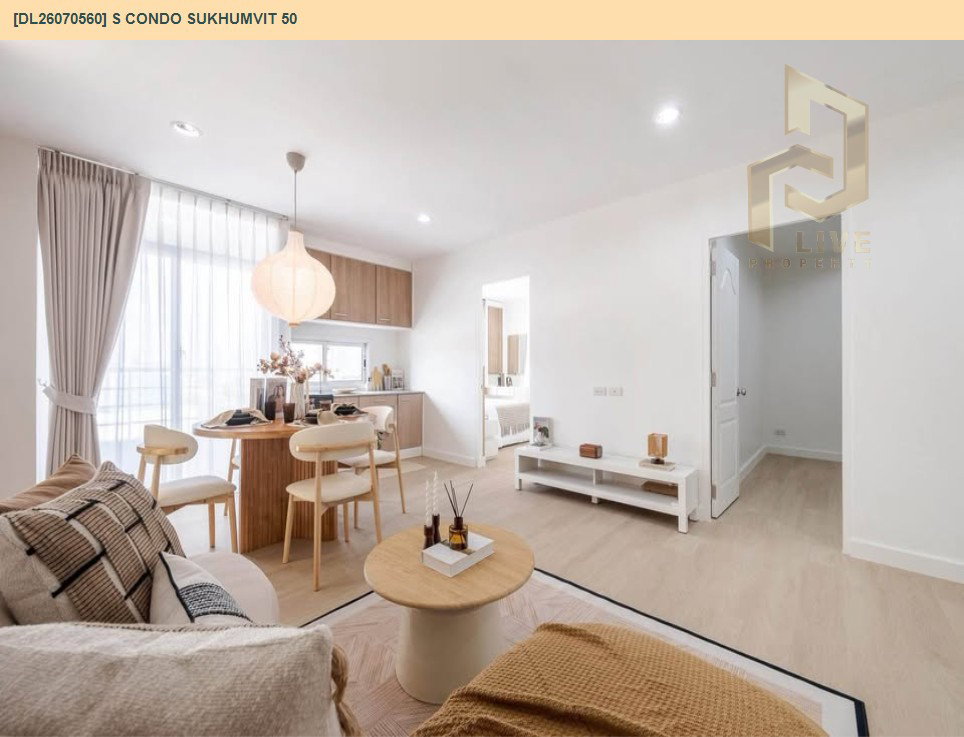 รูป DL26070560 ขายคอนโด เอส คอนโด สุขุมวิท 50 (S Condo Sukhumvit 50) ใกล้ - พร้อมเข้าอยู่ โทรด่วน 0653619502 LineID @952jdxxk - รูปที่ 6/18