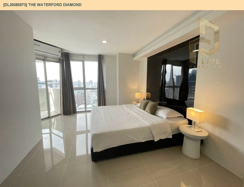 รูป DL26080573 ให้เช่าคอนโด เดอะ วอเตอร์ ฟอร์ด ไดมอนด์ (The Waterford Diamond ) ใกล้ BTS พร้อมพงษ์ พร้อมเข้าอยู่ โทรด่วน 0638692663 LineID @952jdxxk - รูปที่ 6/7