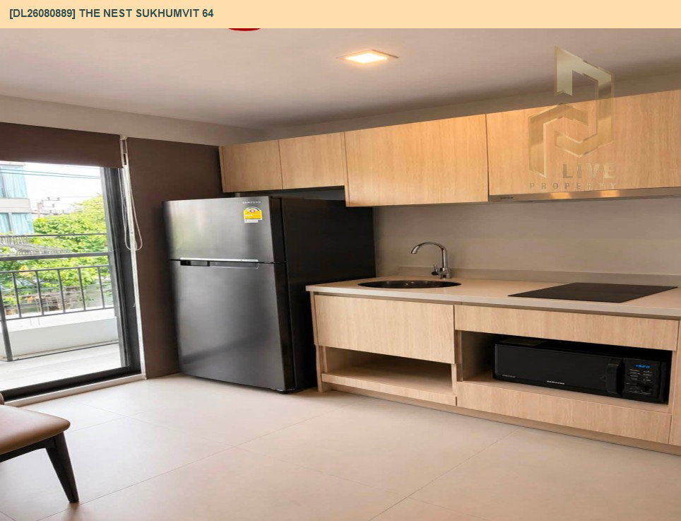 รูป DL26080889 ให้เช่าคอนโด เดอะ เนสท์ สุขุมวิท 64 (The Nest Sukhumvit 64) ใกล้ BTS ปุณณวิธี พร้อมเข้าอยู่ โทรด่วน 0614453194 LineID @952jdxxk - รูปที่ 4/5