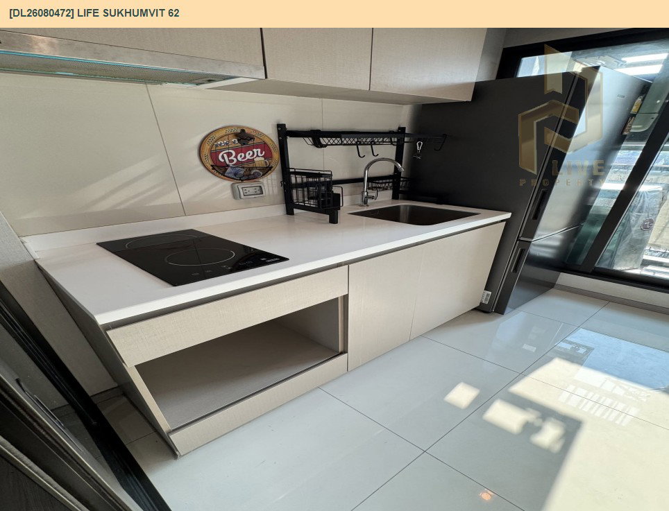 รูป DL26080472 ให้เช่าคอนโด ไลฟ์ สุขุมวิท 62 (Life Sukhumvit 62) ใกล้ BTS บางจาก พร้อมเข้าอยู่ โทรด่วน 0653619502 LineID @952jdxxk - รูปที่ 14/16