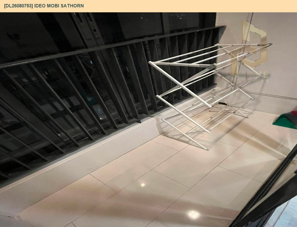 รูป DL26080753 ให้เช่าคอนโด ไอดีโอ โมบิ สาทร (IDEO Mobi Sathorn) ใกล้ BTS กรุงธนบุรี พร้อมเข้าอยู่ โทรด่วน 0653619502 LineID @952jdxxk - รูปที่ 8/8