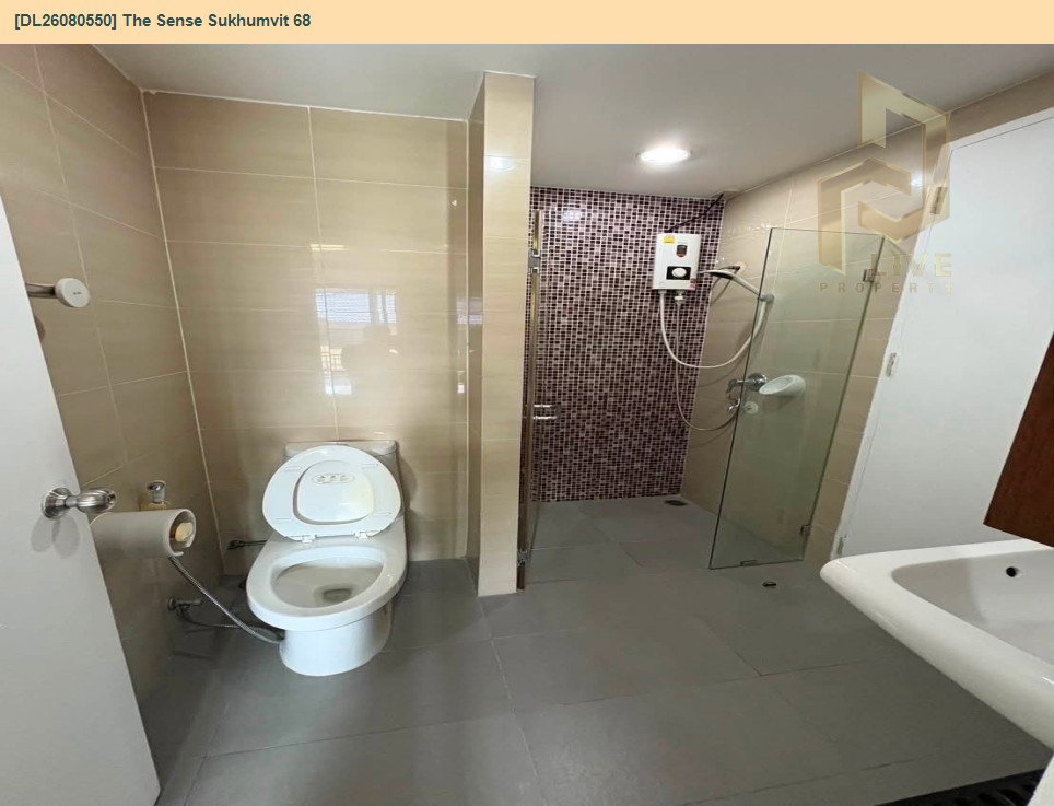 รูป DL26080550 ให้เช่าคอนโด เดอะเซนส์ สุขุมวิท 68 (The Sense Sukhumvit 68) ใกล้ BTS อุดมสุข พร้อมเข้าอยู่ โทรด่วน 0638692663 LineID @952jdxxk - รูปที่ 6/6