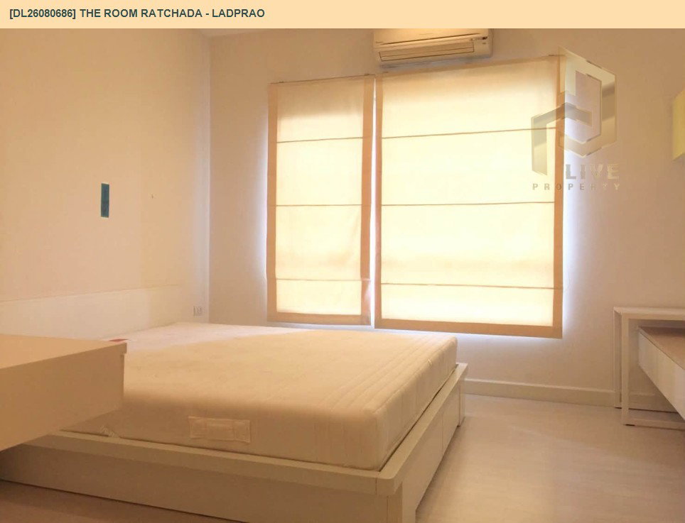 รูป DL26080686 ให้เช่าคอนโด เดอะ รูม รัชดา - ลาดพร้าว (The Room Ratchada - Ladprao) ใกล้ MRT ลาดพร้าว พร้อมเข้าอยู่ โทรด่วน 0653619502 LineID @952jdxxk - รูปที่ 2/6