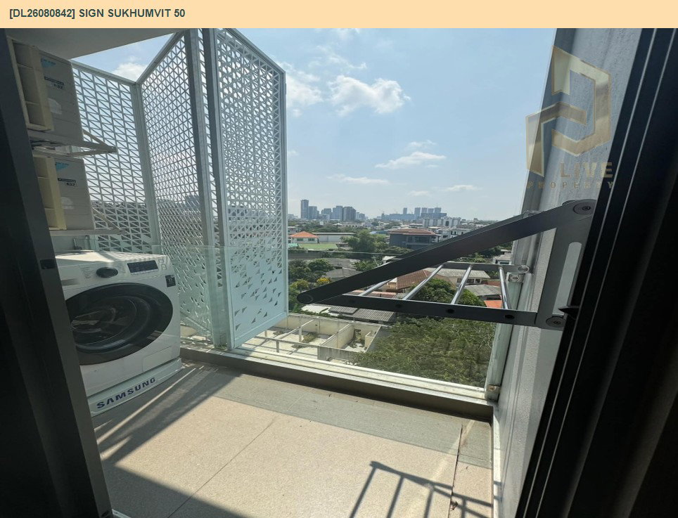 รูป DL26080842 ขายคอนโด ซายน์ สุขุมวิท 50 (SIGN Sukhumvit 50) ใกล้ BTS อ่อนนุช พร้อมเข้าอยู่ โทรด่วน 0614453194 LineID @952jdxxk - รูปที่ 8/8