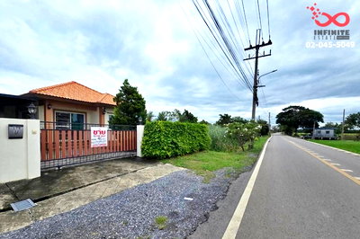 บ้านเดี่ยว วี มาร์เก็ต ลาดกระบัง : ขายบ้านเดี่ยว 1 ชั้น 46 ตร.ว. ถนนฉลองกรุง ลาดกระบัง ม.บ้านสวยทับยาว 