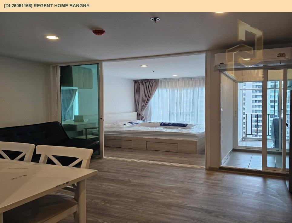 รูป DL26081166 ให้เช่าคอนโด รีเจ้นท์ โฮม บางนา (Regent home bangna) ใกล้ BTS บางนา พร้อมเข้าอยู่ โทรด่วน 0638692663 LineID @952jdxxk - รูปที่ 4/11