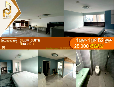 Condos for rent : DL26080489 Condo for rent, Silom Suite near BTS เซนต์หลุยส์, ready to move in, call urgently 0653619502 LineID @952jdxxk